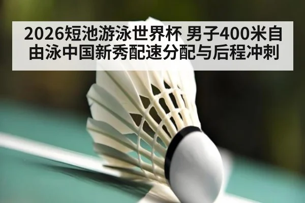 2026短池游泳世界杯 男子400米自由泳中国新秀配速分配与后程冲刺
